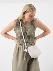 Accessorize White Woven Cross-Body Bag - Image 3 of 3