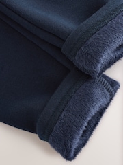Navy Blue 1 Pack Fleece Lined Cosy Leggings (3-16yrs) - Image 7 of 8