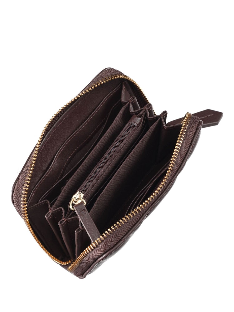 Valentino Brown Ocarina Small Zip Aound Wallet - Image 5 of 5