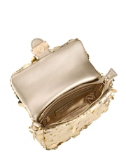 Valentino Gold Sleet Flap Bag - Image 6 of 6