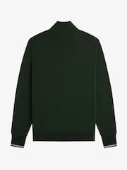Fred Perry Green Zip Sweatshirt - Image 2 of 2