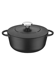 Tramontina Black Enamelled Cast Iron Casserole Dish 28cm - Image 2 of 6