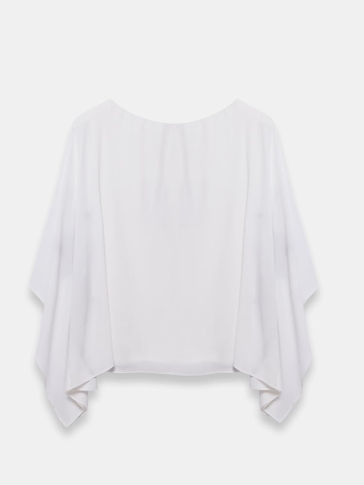 Mint Velvet Blue Floral Print Batwing Top - Image 8 of 8 Mint Velvet Blue Floral Print Batwing Top - Image 8 of 8