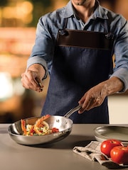 Tramontina Silver Grano 3-Ply Stainless Steel Frying Pan 30cm - Image 3 of 6