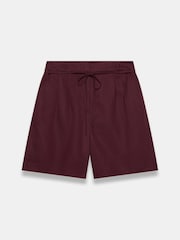 Mint Velvet Red Linen Blend Shorts - Image 7 of 8