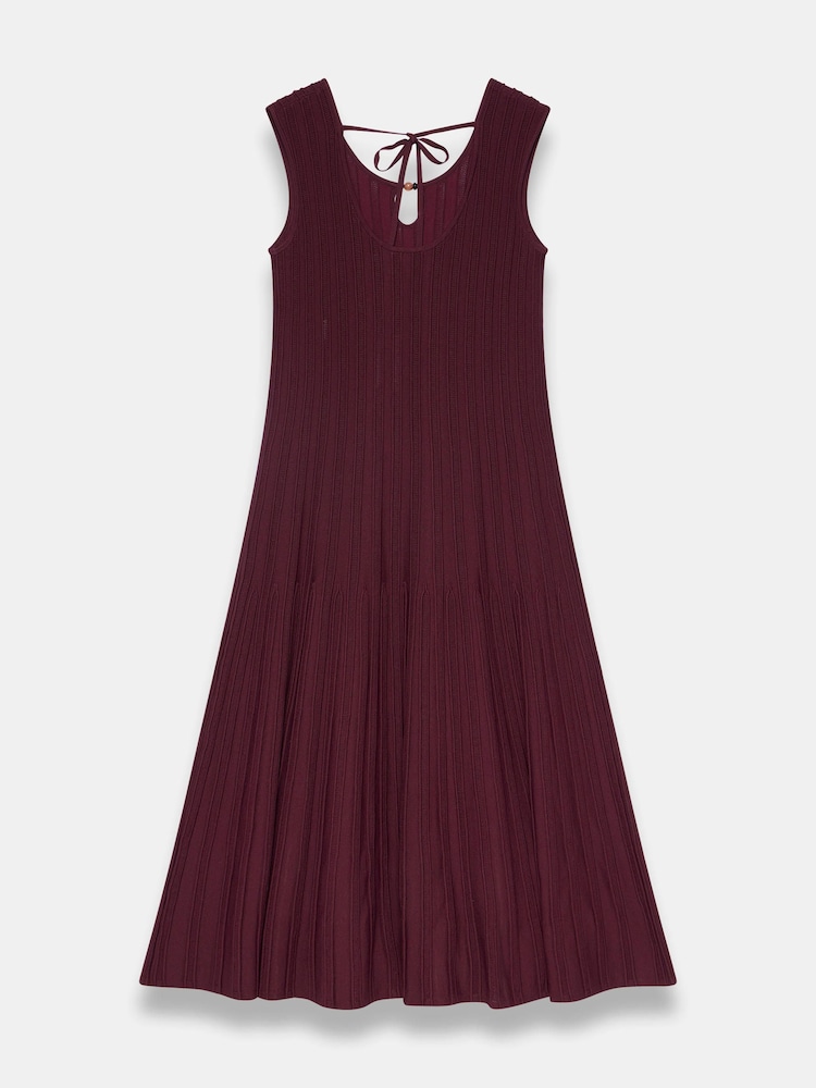 Mint Velvet Ribbet Midi-kjole med perler - Bilde 8 av 8 Mint Velvet Ribbet Midi-kjole med perler - Bilde 8 av 8