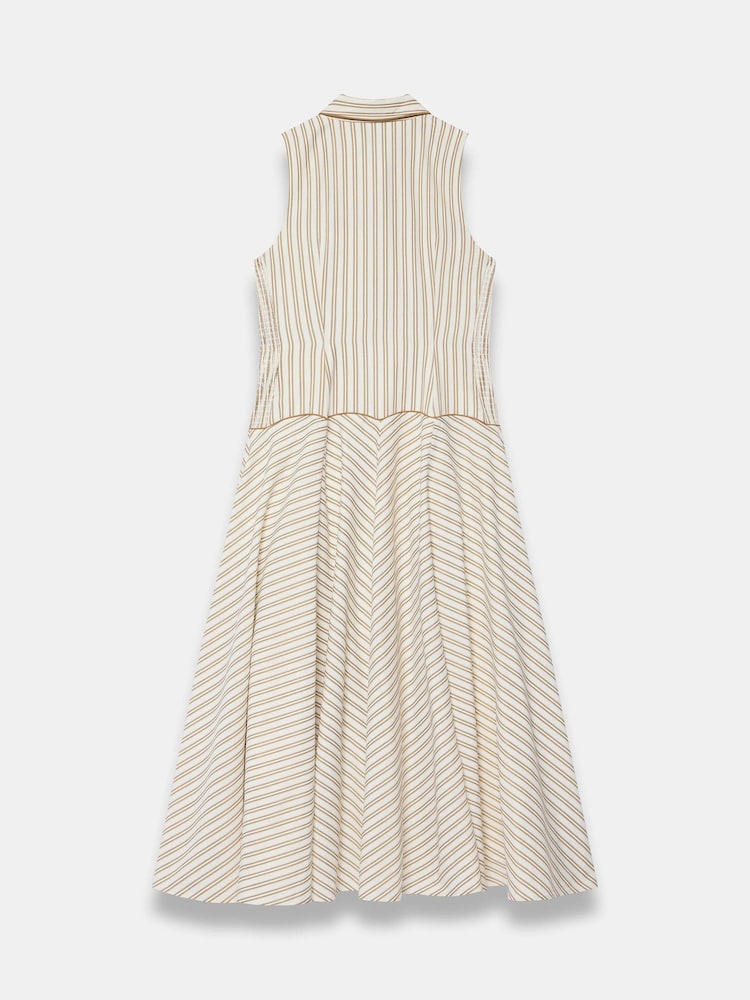 Mint Velvet Yellow Cotton Blend Striped Maxi Dress - Image 8 of 8 Mint Velvet Yellow Cotton Blend Striped Maxi Dress - Image 8 of 8