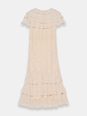 Mint Velvet Yellow Ruffle Print Midi Dress - Image 7 of 7