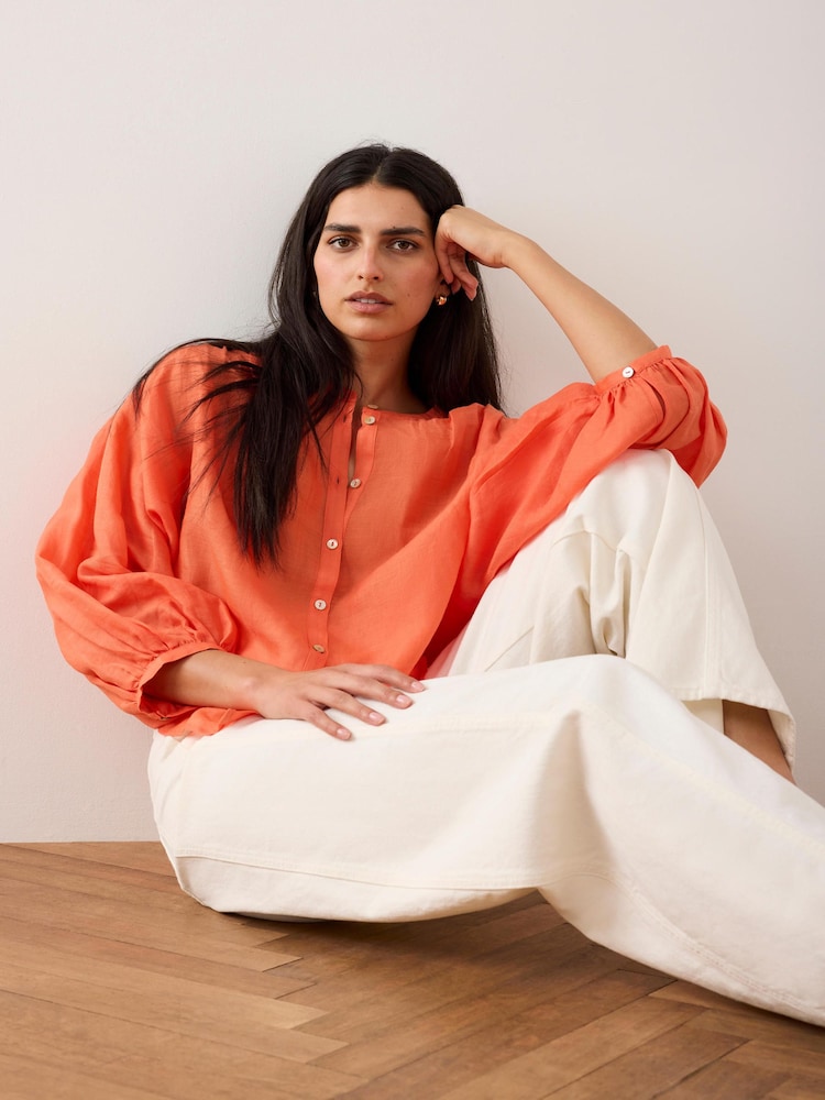 Mint Velvet Ramie Batwing Bluse - Bilde 1 av 7