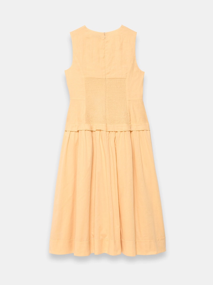 Mint Velvet Yellow Linen Maxi Dress - Image 8 of 8