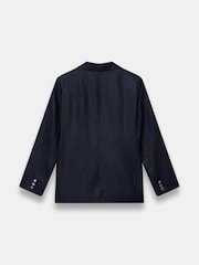 Mint Velvet Blue Linen Single Breasted Blazer - Image 8 of 8