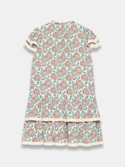 Mint Velvet Cream Floral Print Mini Dress - Image 7 of 7