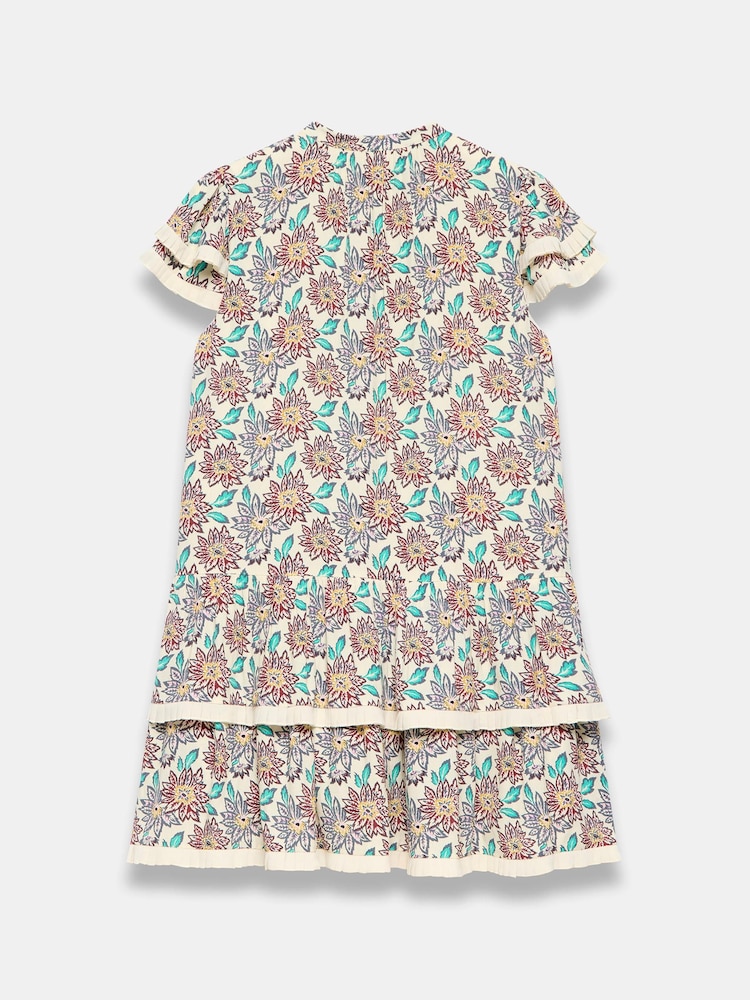 Mint Velvet Cream Floral Print Mini Dress - Image 7 of 7 Mint Velvet Cream Floral Print Mini Dress - Image 7 of 7