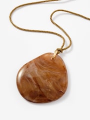 Mint Velvet Green Cord Pendant Necklace - Image 3 of 4