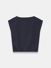 Mint Velvet Blue Floral Print Top - Image 7 of 7