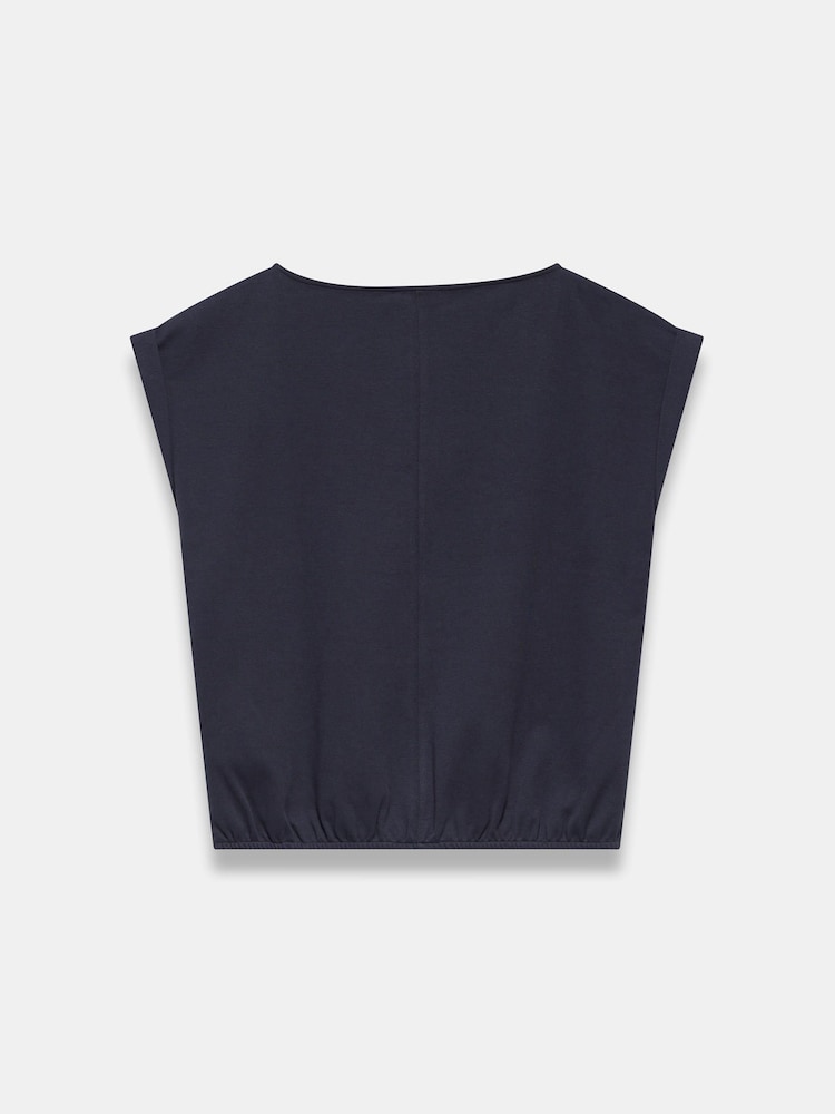 Mint Velvet Blue Floral Print Top - Image 7 of 7