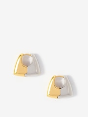 Mint Velvet Mixed Metal Hoop Earrings - Imaginea 1 din 4