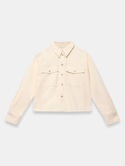 Mint Velvet Yellow Denim Cropped Shirt - Image 7 of 8