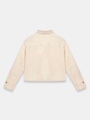 Mint Velvet Yellow Denim Cropped Shirt - Image 8 of 8