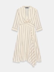 فستان متوسط الطول بنمط مخطط من Mint Velvet - Image 6 of 7