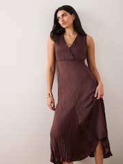 Mint Velvet Crinkle Maxi Dress - Imagen 2 de 8
