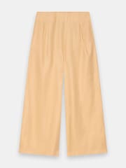Mint Velvet Yellow Linen Wide Trousers - Image 7 of 7