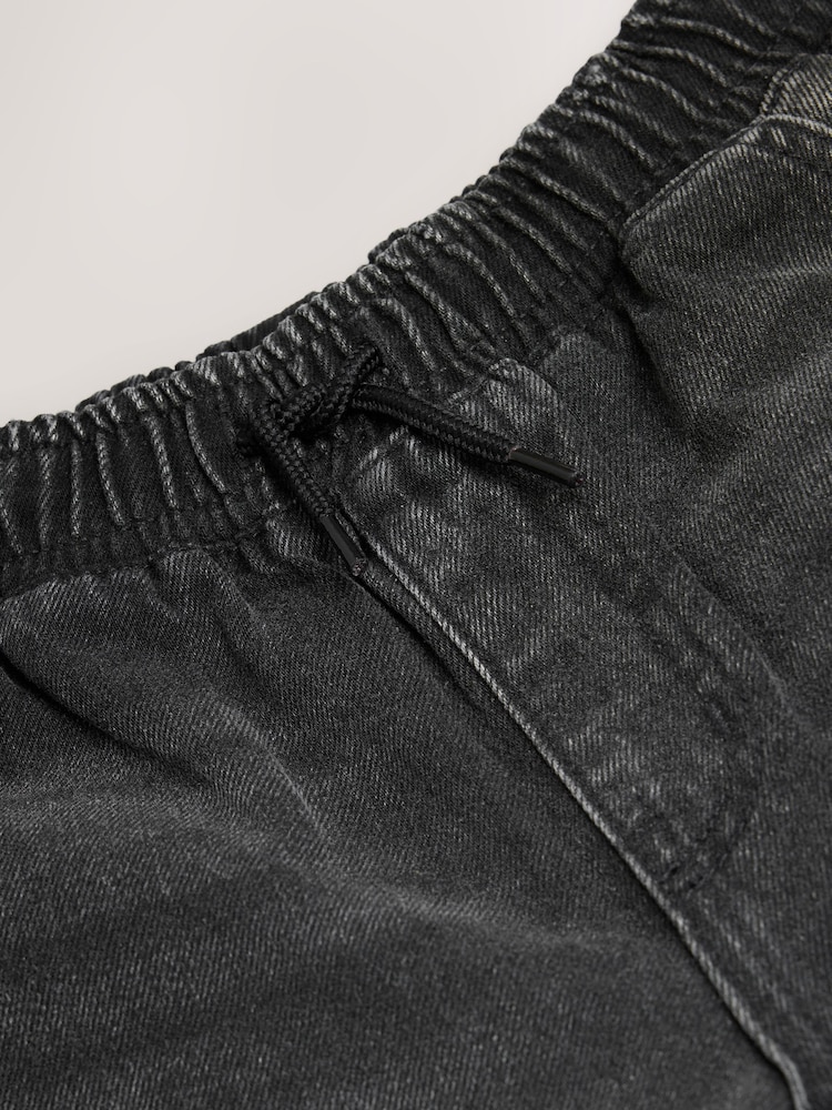 Denim negru - Pull On Jeans (3-16yrs) - Imaginea 4 din 4