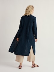 Seasalt Cornwall Blue Apple Rose Cardigan - Image 2 of 5