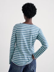 Azul cielo - Seasalt Cornwall camiseta marinera - Imagen 4 de 8