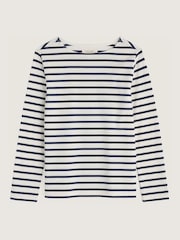 Seasalt Cornwall White/Blue Sailor Top - Image 4 of 5