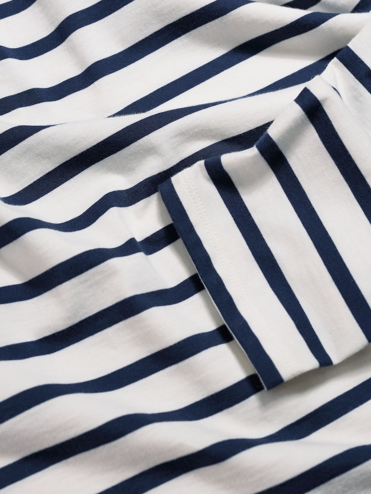 Seasalt Cornwall White/Blue Sailor Top - Image 5 of 5