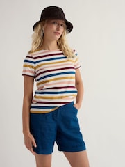 Seasalt Cornwall White Sailor T-Shirt - Image 1 of 5