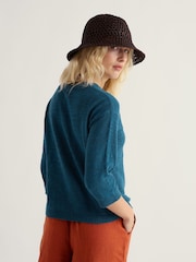 Seasalt Cornwall Green Pentire Steps Cardigan - Image 3 of 5