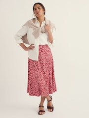 Seasalt Cornwall Red Orchard Skirt - Image 2 of 5