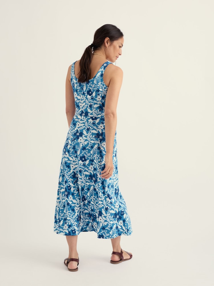 Seasalt Cornwall Blue Petite Sun Gleam Dress - Image 2 of 5
