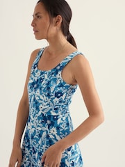 Seasalt Cornwall Blue Petite Sun Gleam Dress - Image 3 of 5