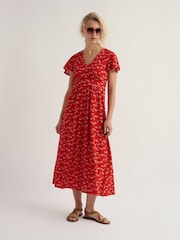 Rød - Seasalt Cornwall Chateaux-kjole - Bilde 1 av 5