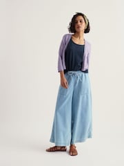 Seasalt Cornwall Purple Vanessa Cardigan - Image 2 of 5