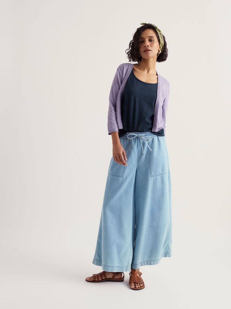 Seasalt Cornwall Purple Vanessa Cardigan - Image 2 of 5 Seasalt Cornwall Purple Vanessa Cardigan - Image 2 of 5