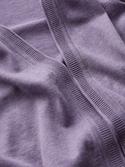 Seasalt Cornwall Purple Vanessa Cardigan - Image 5 of 5