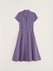 Seasalt Cornwall Purple Petite Carved Wood Dress - Image 4 of 5