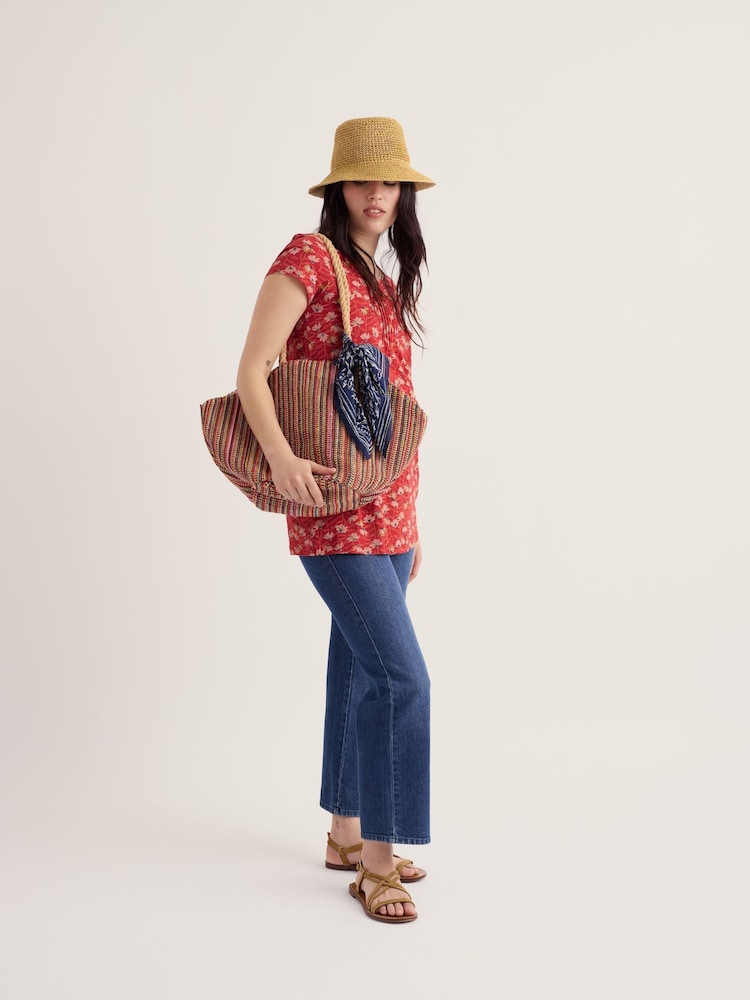 Seasalt Cornwall Red Busy Lizzy Tunic - Image 2 of 5