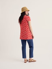 Seasalt Cornwall Red Busy Lizzy Tunic - Image 3 of 5