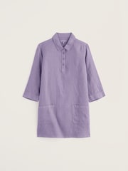 Seasalt Cornwall Purple Artist's Journey Shirt - Image 4 of 5