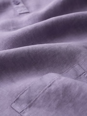 Seasalt Cornwall Purple Artist's Journey Shirt - Image 5 of 5