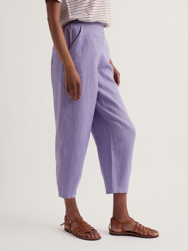 Seasalt Cornwall Purple Noweth Trousers - Image 1 of 5