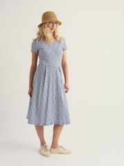 Seasalt Cornwall Blue Petite Pier View Dress - Image 1 of 5