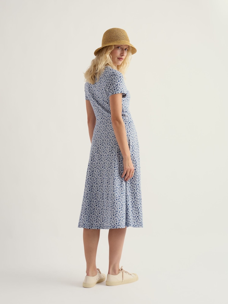 Seasalt Cornwall Blue Petite Pier View Dress - Image 2 of 5