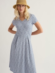 Seasalt Cornwall Blue Petite Pier View Dress - Image 3 of 5