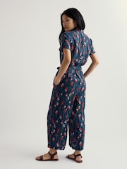 Seasalt Cornwall Blue Treen Cove Jumpsuit - Image 3 of 5